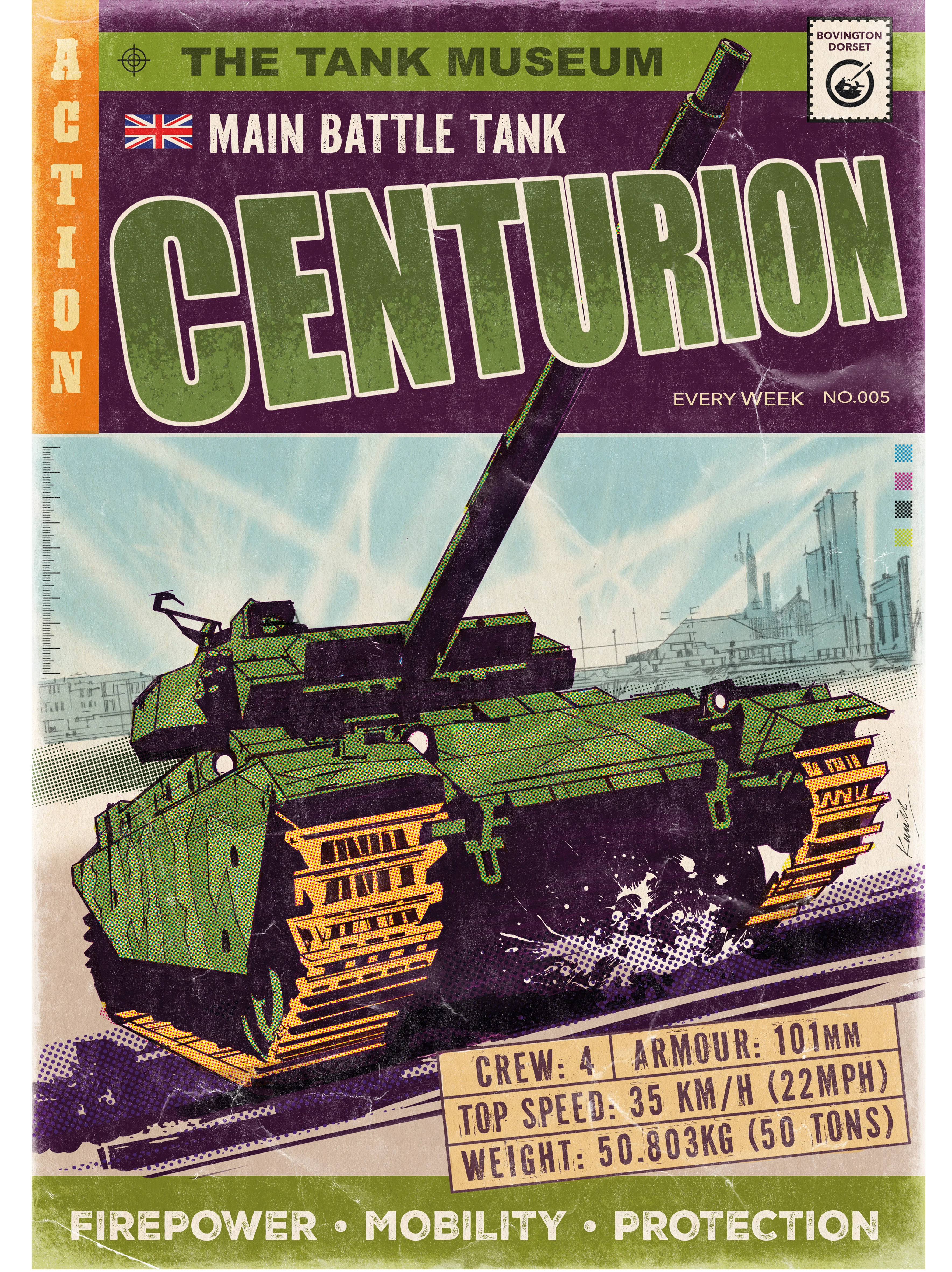 Centurion Comic T-Shirt - Image 4