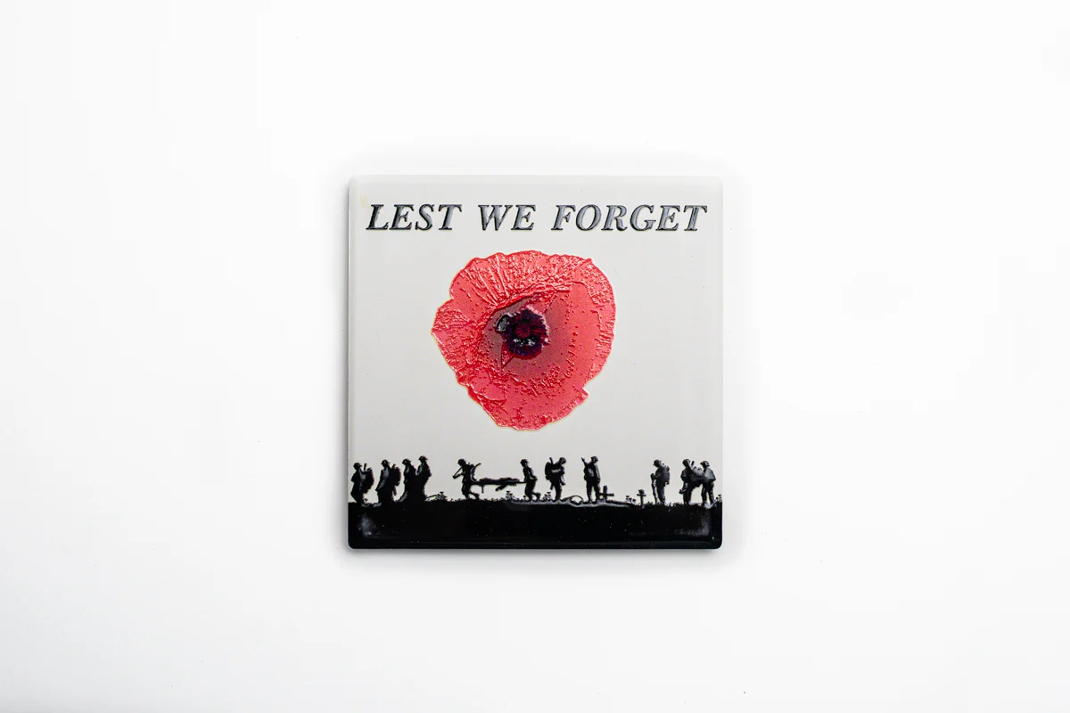 Ceramic Coaster: Lest We Forget - Image 5