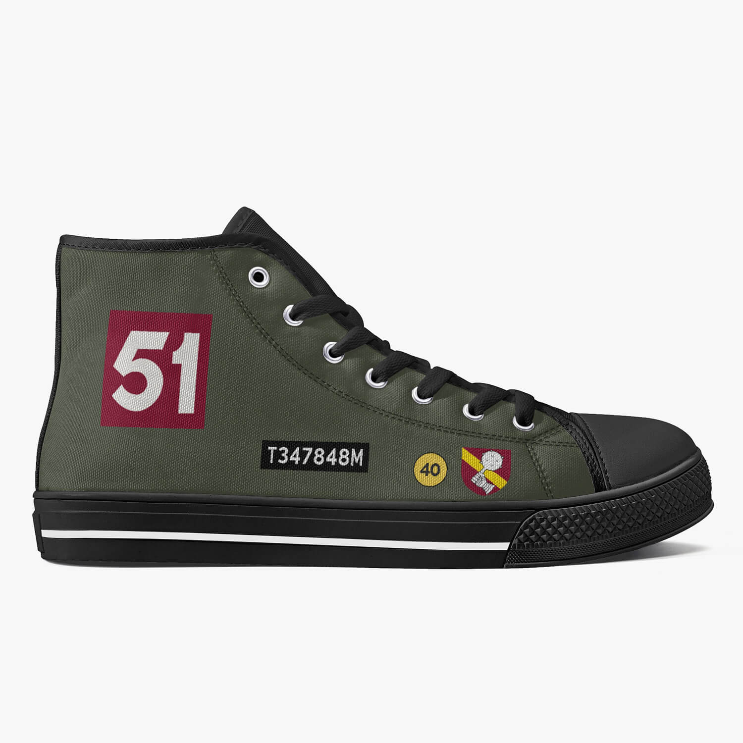 Churchill High Top Canvas Trainer - Image 5
