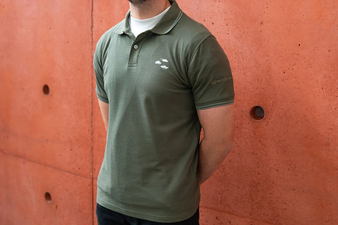 Classic Embroidered Tanks Polo Shirt - Image 2