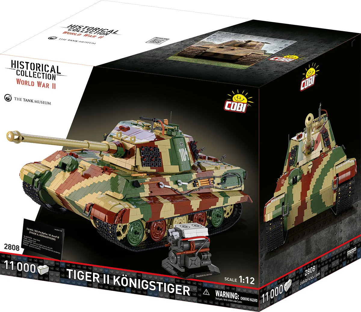 Cobi 1/12 Scale Tiger II Konigstiger
