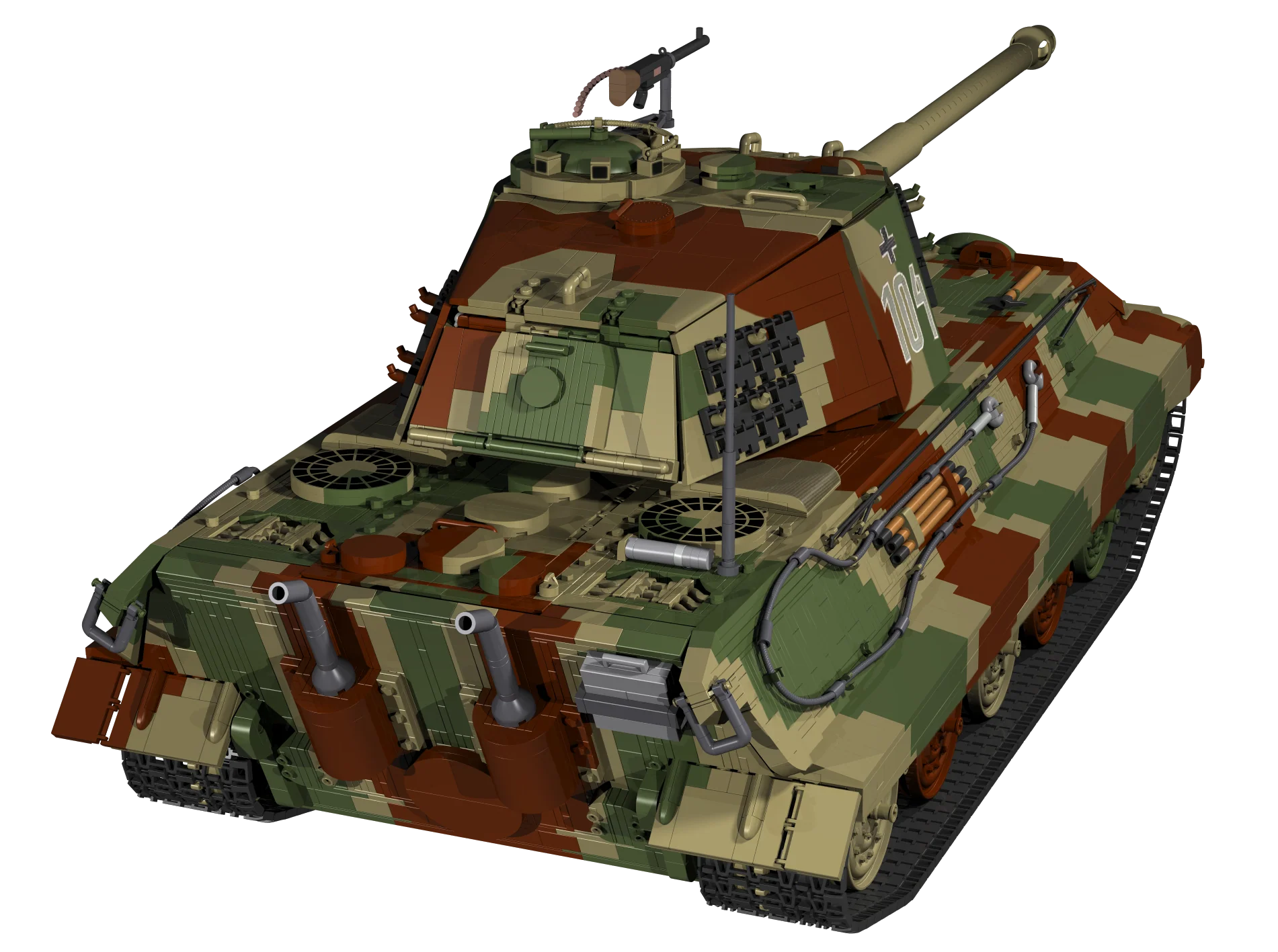 Cobi 1/12 Scale Tiger II Konigstiger - Image 11