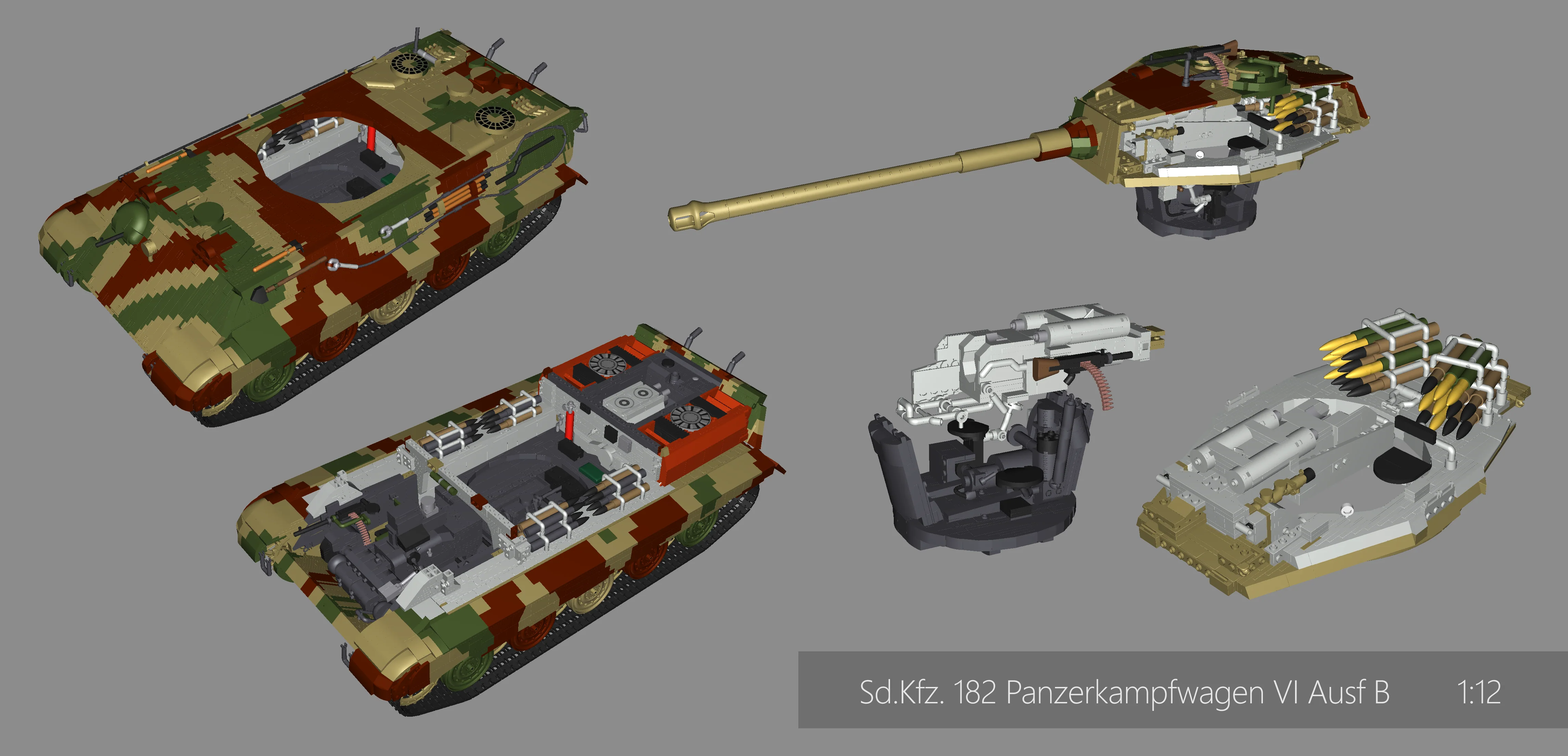 Cobi 1/12 Scale Tiger II Konigstiger - Image 12