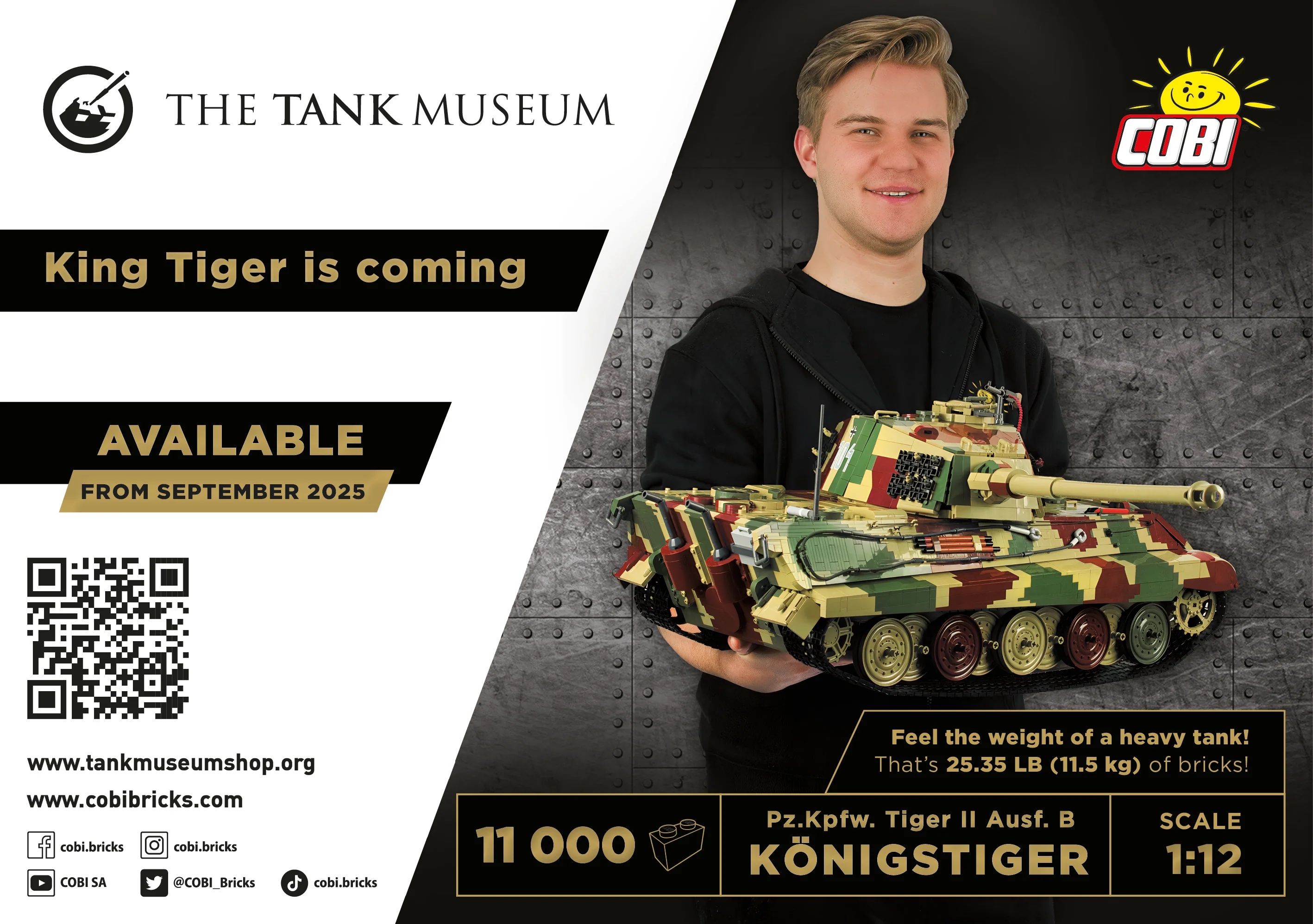 Cobi 1/12 Scale Tiger II Konigstiger - Image 13