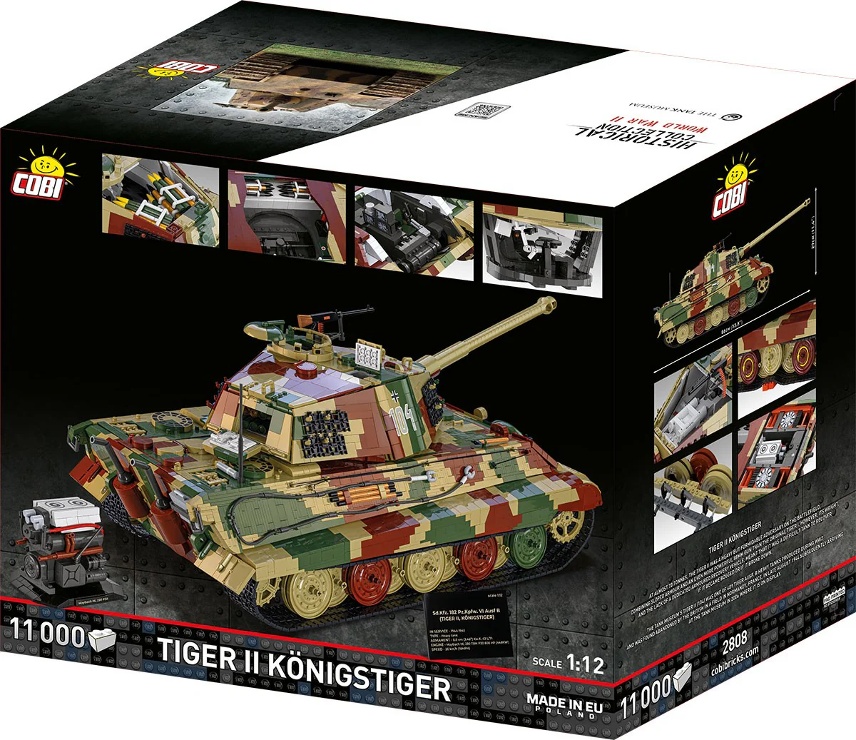 Cobi 1/12 Scale Tiger II Konigstiger - Image 3