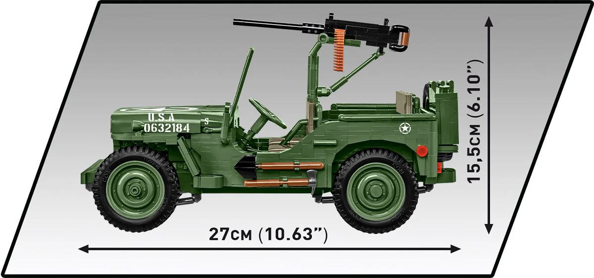 Cobi 1/12 Scale Willys MB - Image 6