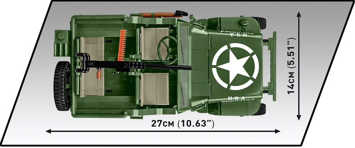 Cobi 1/12 Scale Willys MB - Image 7
