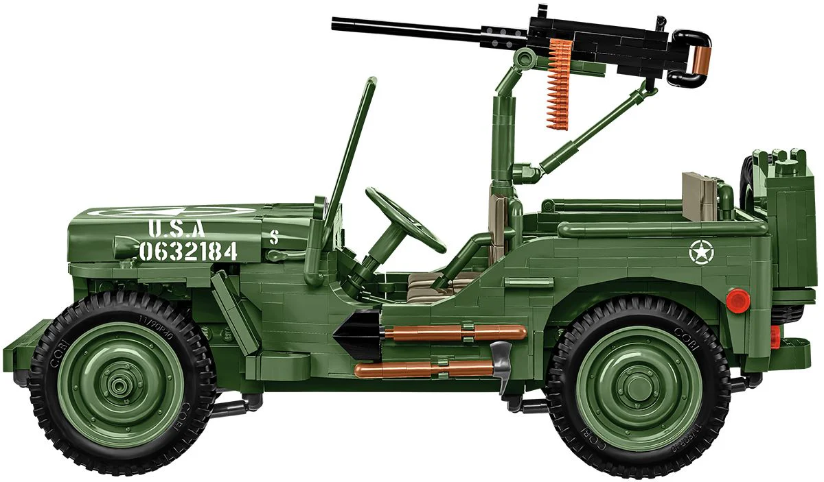 Cobi 1/12 Scale Willys MB & Trailer - Executive Edition - Image 5