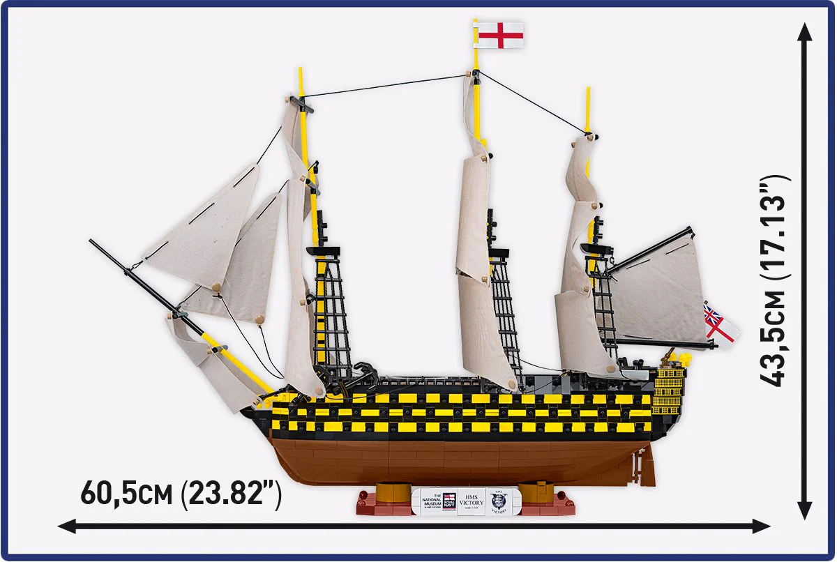 Cobi 1/144 Scale HMS Victory - Image 5