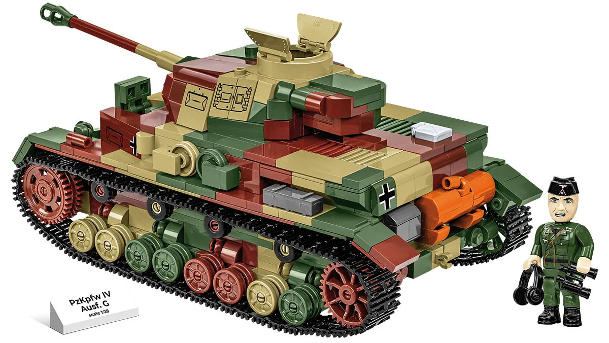 Cobi 1:28 Scale Panzer 4 Ausf G - Image 3