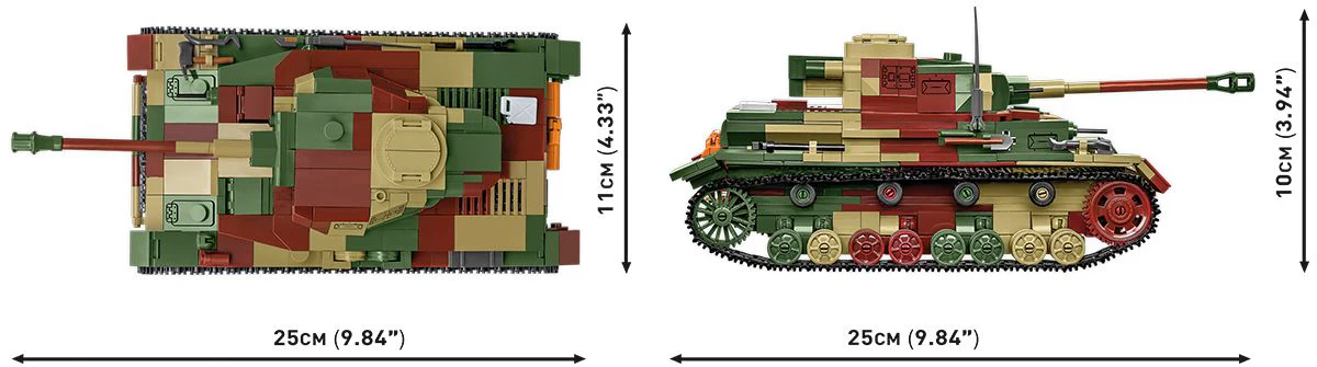 Cobi 1:28 Scale Panzer 4 Ausf G - Image 8