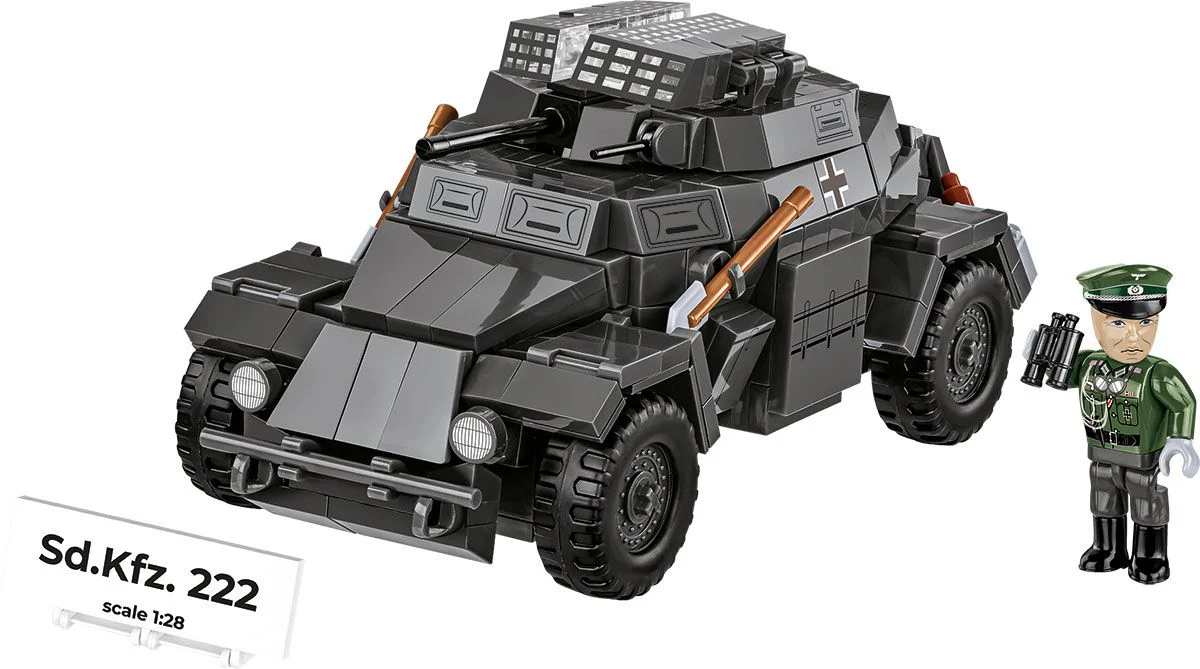 Cobi 1:28 Scale SD.Kfz. 222 - Image 3
