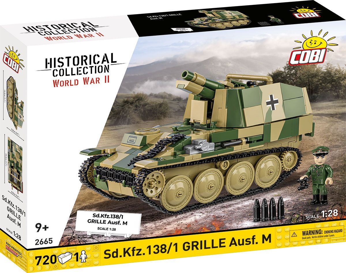 Cobi 1/28 SD.KFZ 138/1 Grille Ausf M