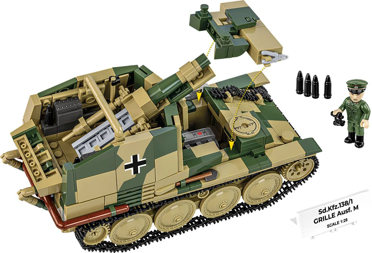 Cobi 1/28 SD.KFZ 138/1 Grille Ausf M - Image 4