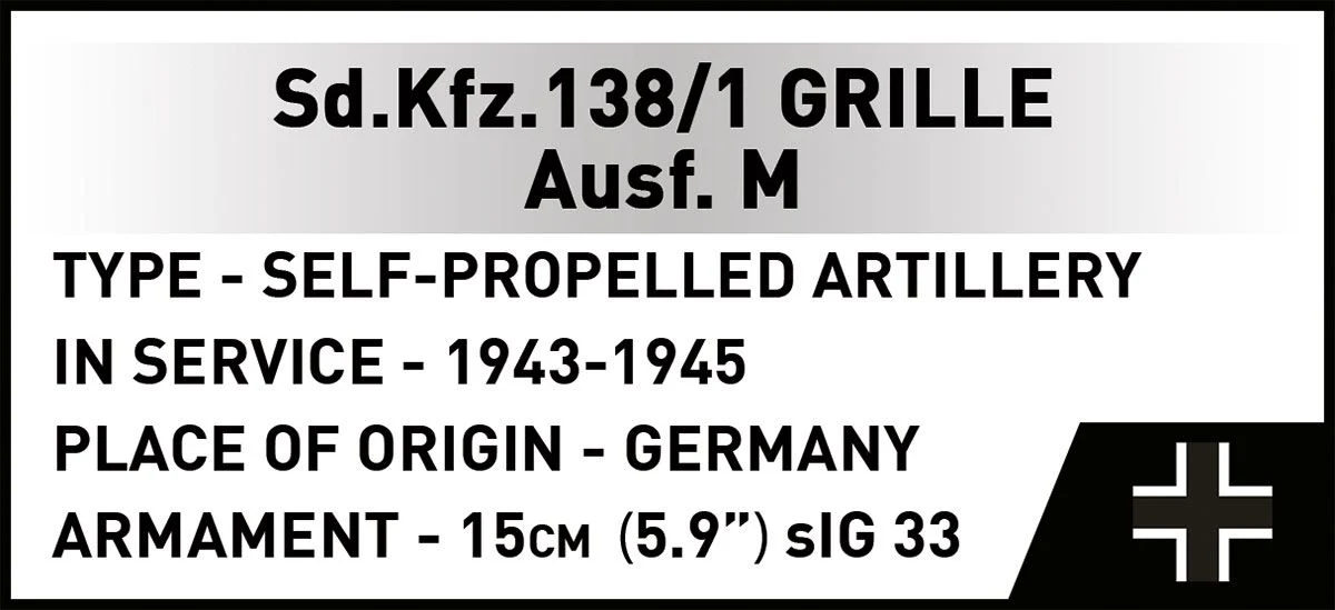 Cobi 1/28 SD.KFZ 138/1 Grille Ausf M - Image 7