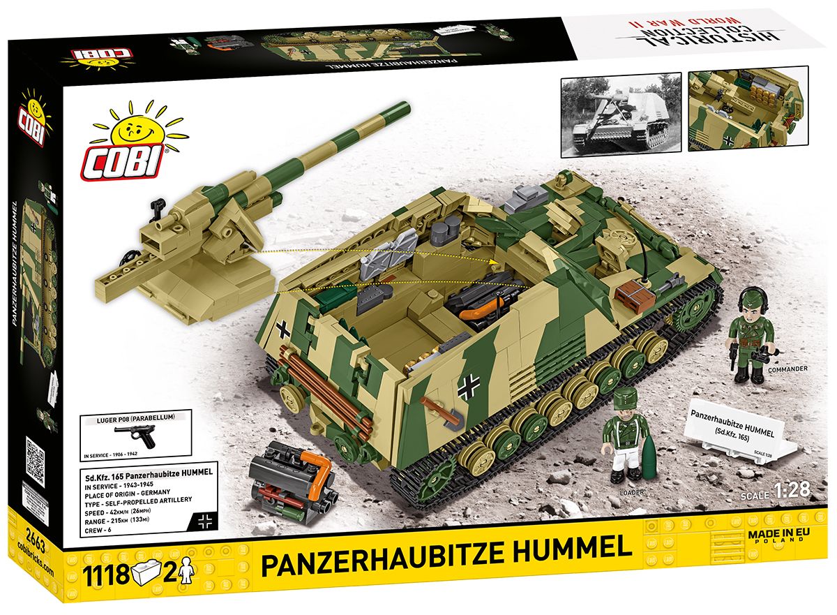 Cobi 1/28 SdKfz 165 Panzerhaubitze Hummel - Image 2