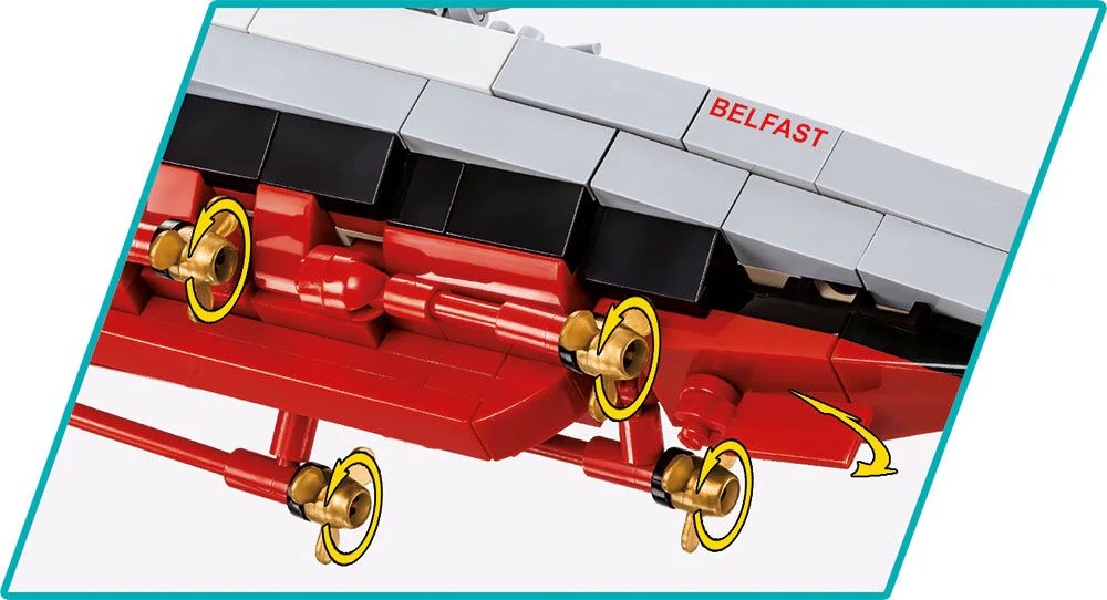 Cobi 1/300 Scale: HMS Belfast - Image 5