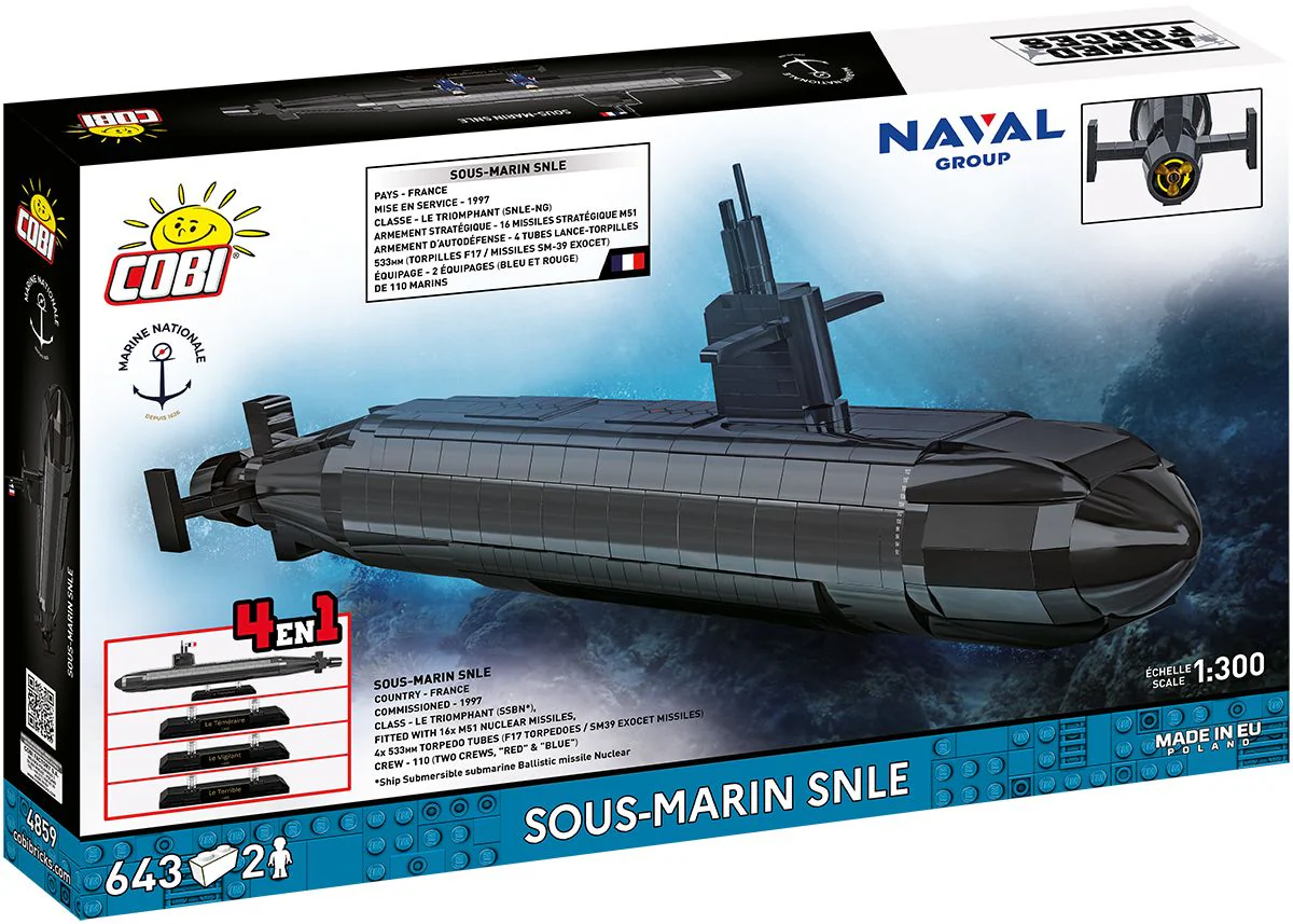 Cobi 1/300 Sous-Marin SNLE - Image 2