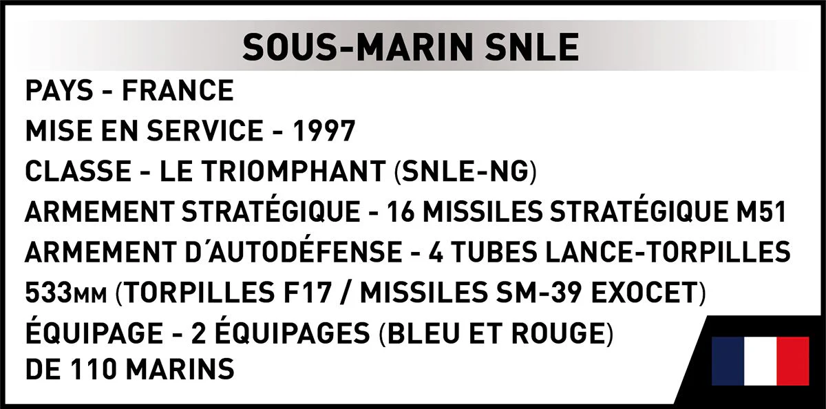 Cobi 1/300 Sous-Marin SNLE - Image 6