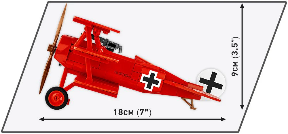 Cobi 1/32 Scale Fokker Red Baron - Image 5