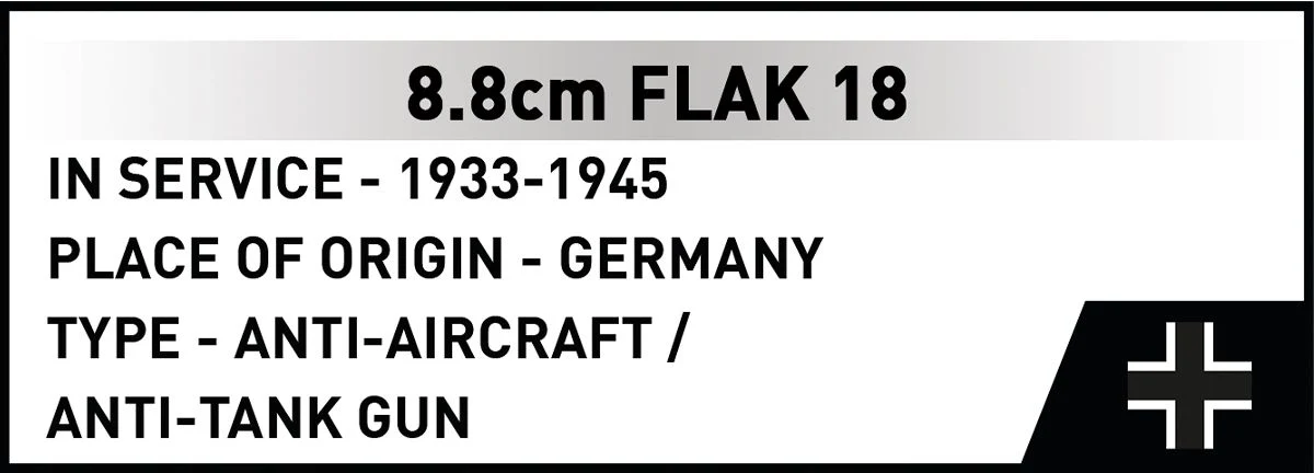 Cobi 1/35 8.8cm Flak 18 - Image 8