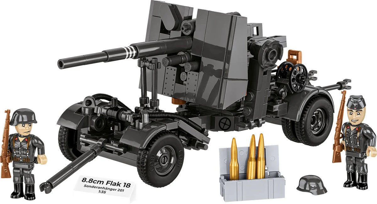 Cobi 1/35 8.8cm Flak 18 with Carrige - Image 3