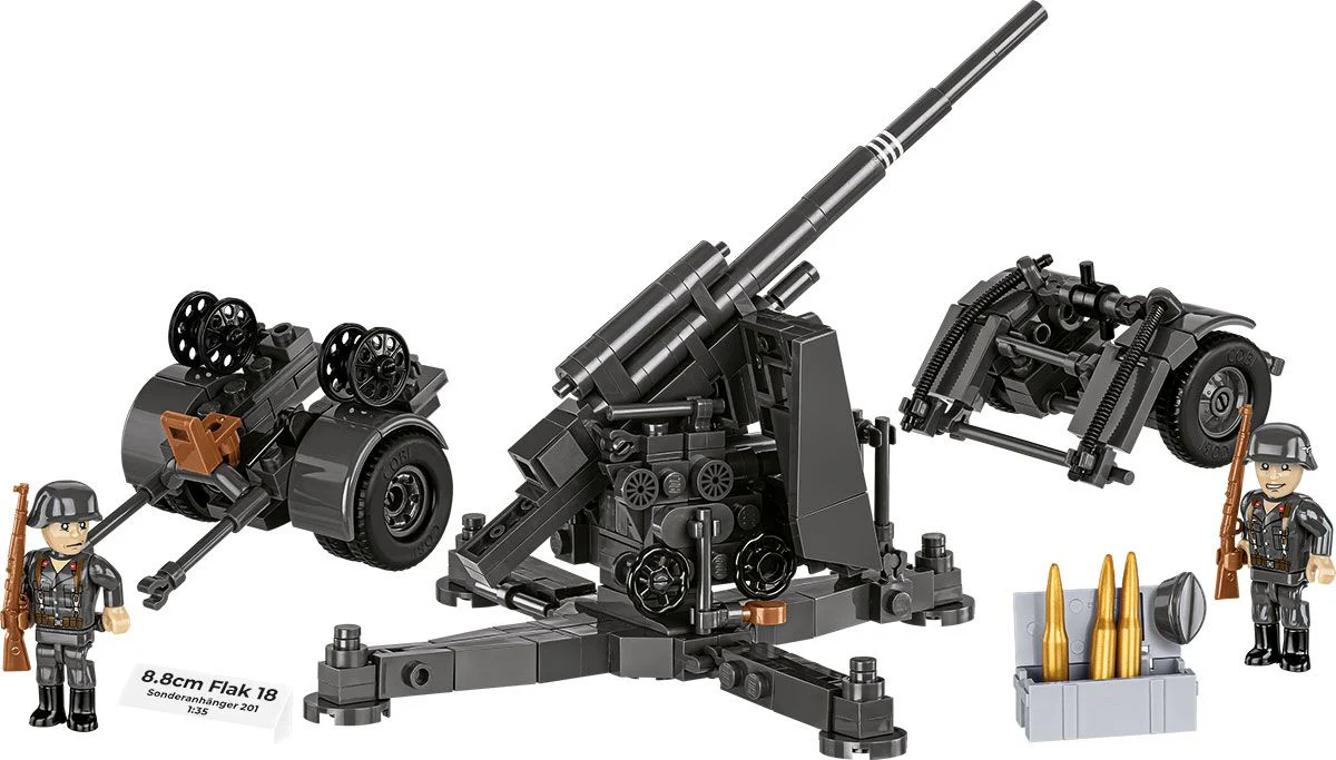 Cobi 1/35 8.8cm Flak 18 with Carrige - Image 5