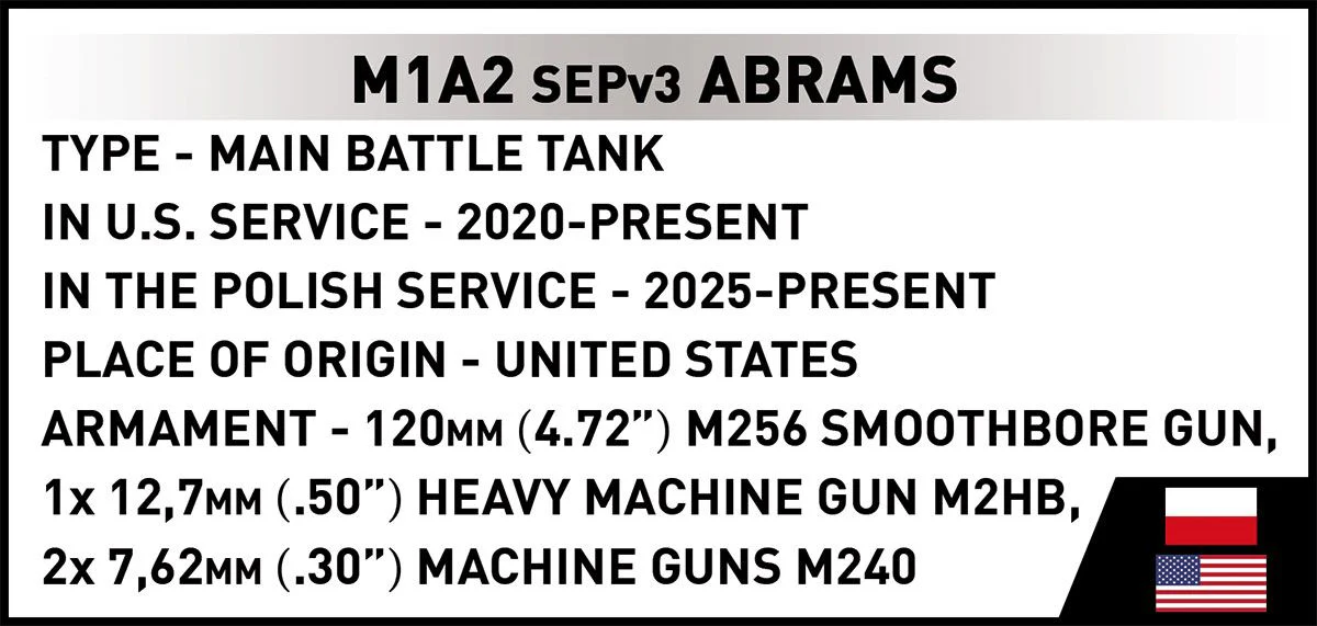 Cobi 1/35 M1A2 Abrams PL - Image 7
