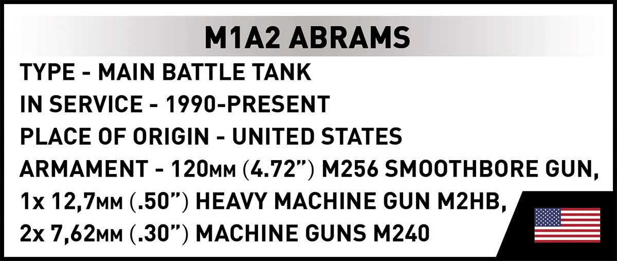 Cobi 1/35 M1A2 Abrams US - Image 7