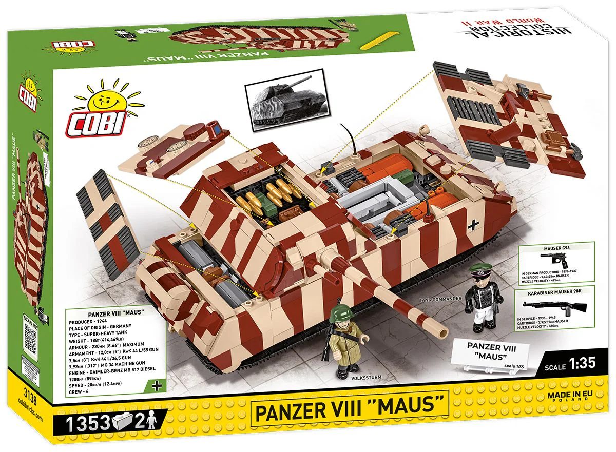 Cobi 1/35 Panzer VIII Maus - Image 2