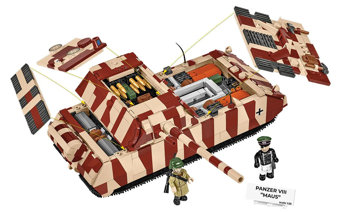 Cobi 1/35 Panzer VIII Maus - Image 4