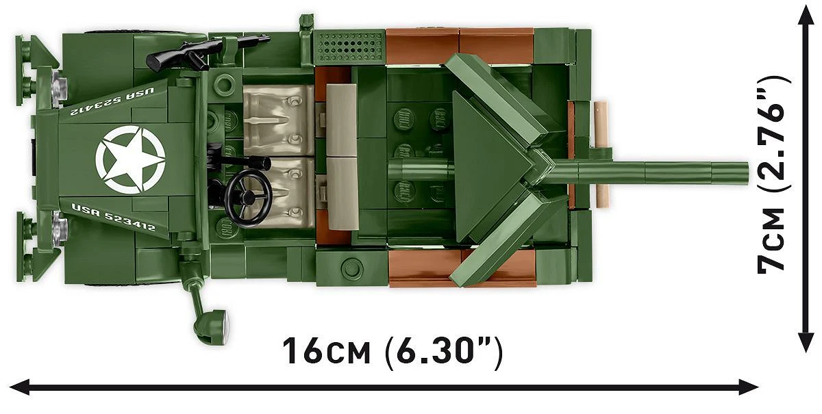 Cobi 1:35 Scale 37mm GMC M6 Fargo - Image 3