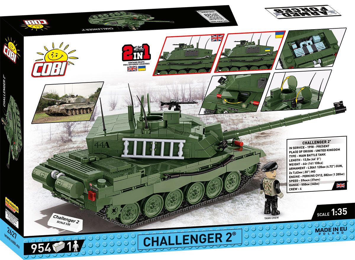 Cobi 1/35 Scale Challenger 2 Tank - Image 2