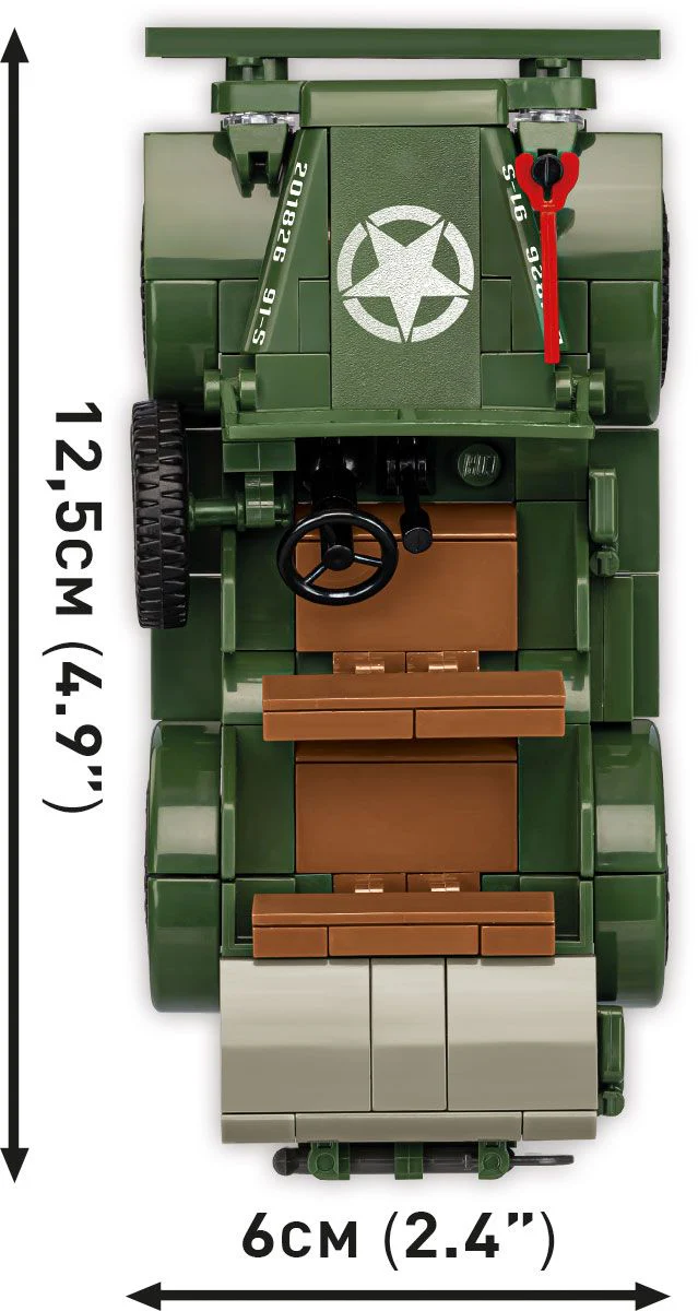 Cobi 1/35 Scale Dodge WC-56 Command Car - Image 7