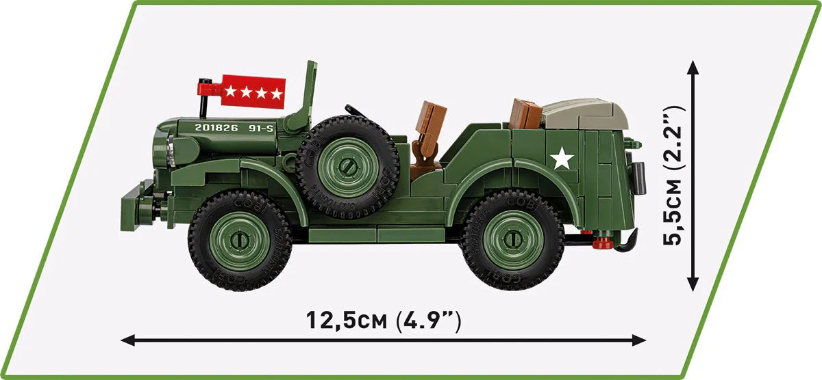 Cobi 1/35 Scale Dodge WC-56 Command Car - Image 8