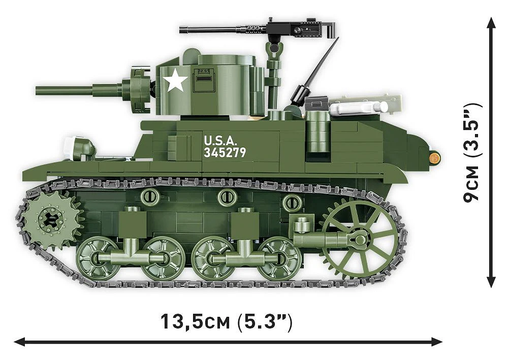 Cobi 1/35 Scale M3 Stuart - Image 4