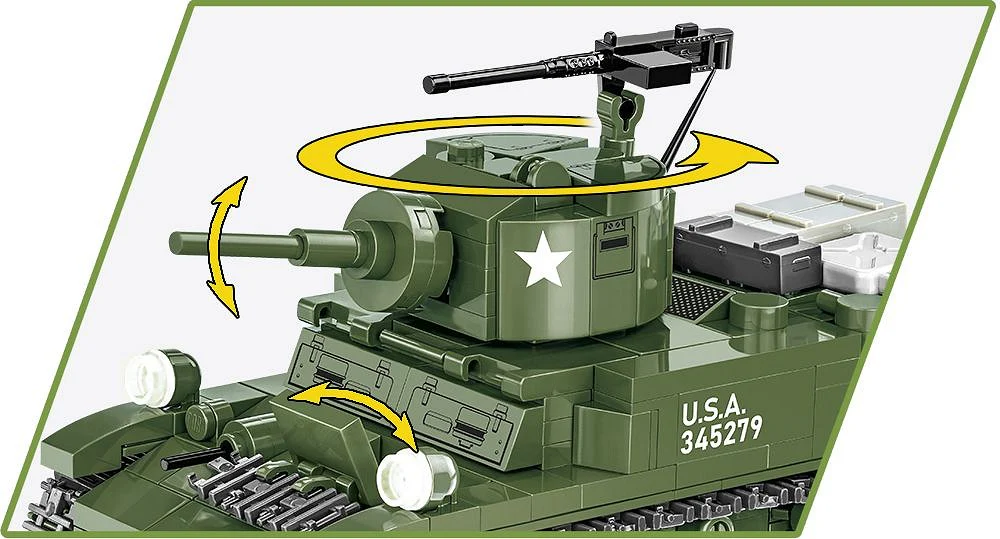 Cobi 1/35 Scale M3 Stuart - Image 5