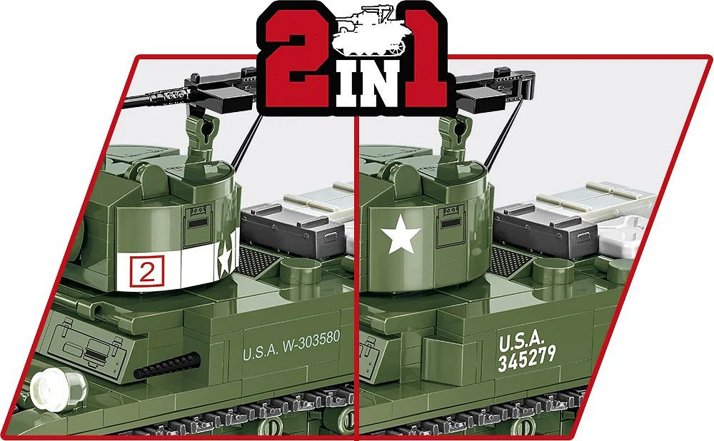 Cobi 1/35 Scale M3 Stuart - Image 6