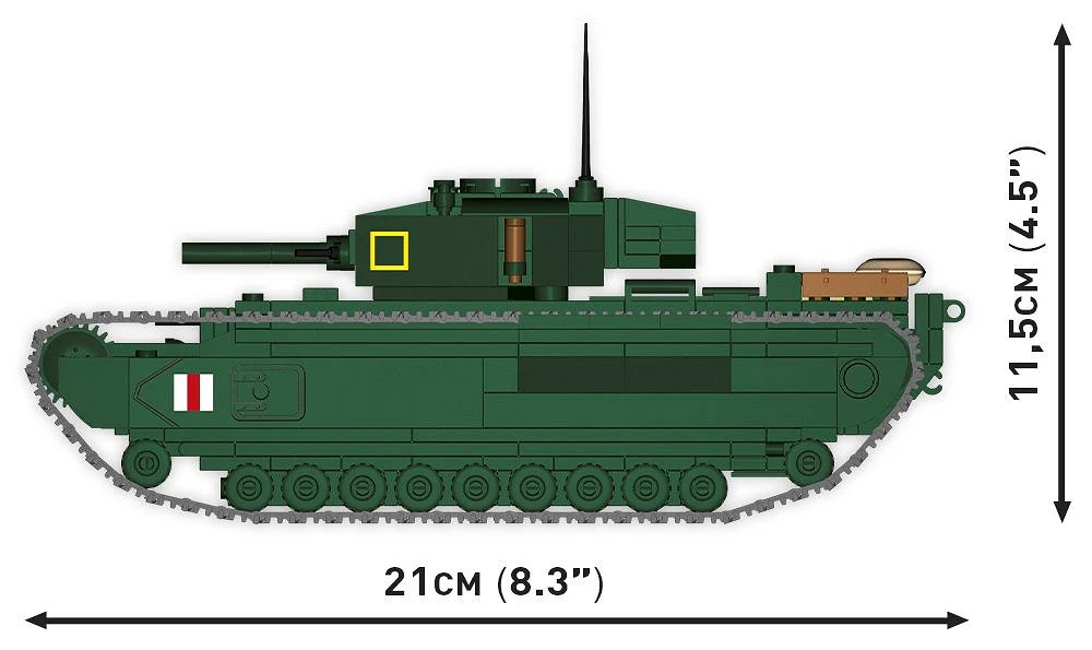 Cobi 1/35 Scale Mark IV Churchill - Image 4