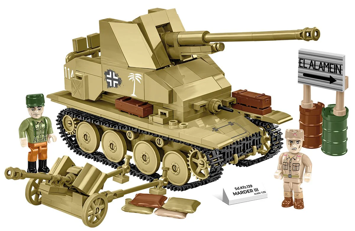 Cobi 1/35 Scale Sd.Kfz.139 Marder III - Image 3
