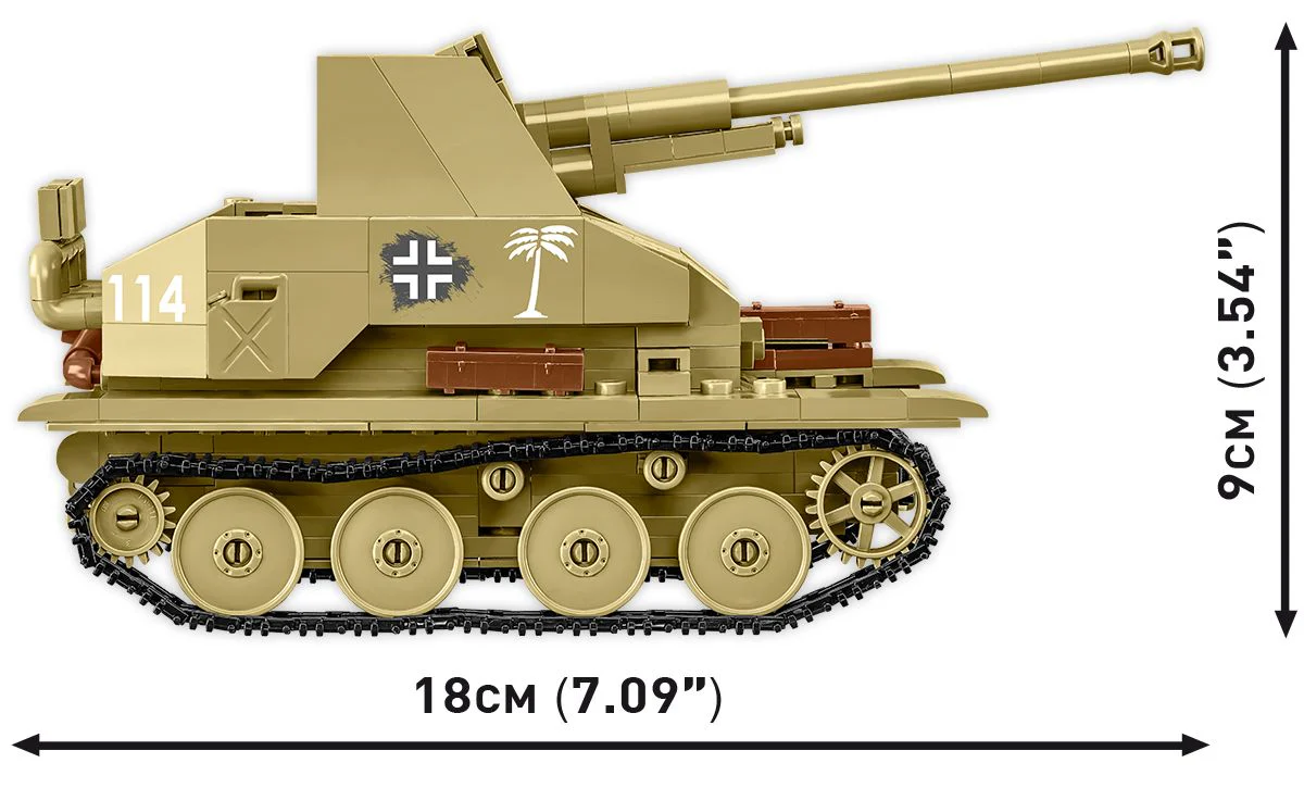 Cobi 1/35 Scale Sd.Kfz.139 Marder III - Image 4
