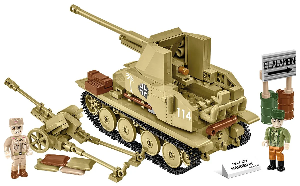 Cobi 1/35 Scale Sd.Kfz.139 Marder III - Image 8