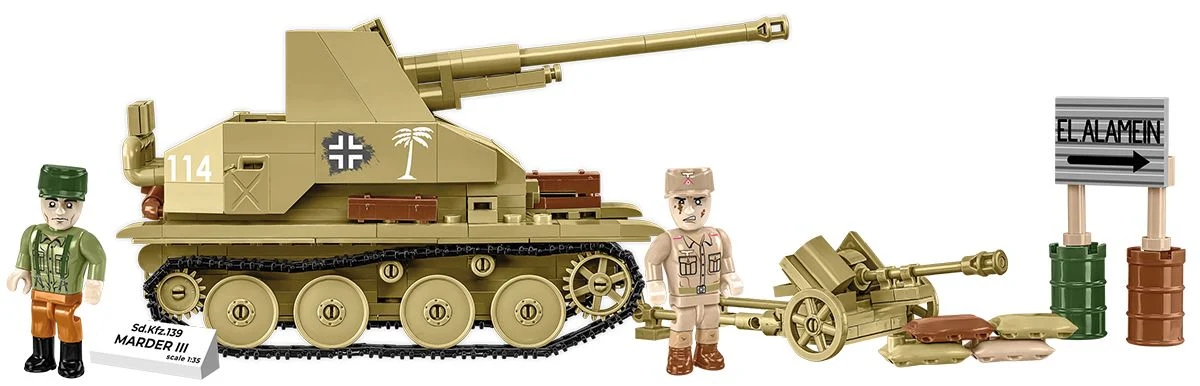 Cobi 1/35 Scale Sd.Kfz.139 Marder III - Image 9