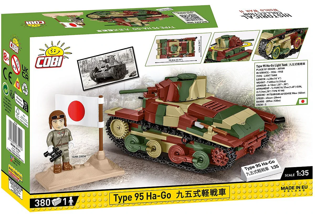 Cobi 1/35 Scale Type 95 Ha-Go - Image 2