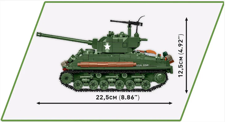Cobi 1/35 Sherman M4A2E8 (76)W - Image 11
