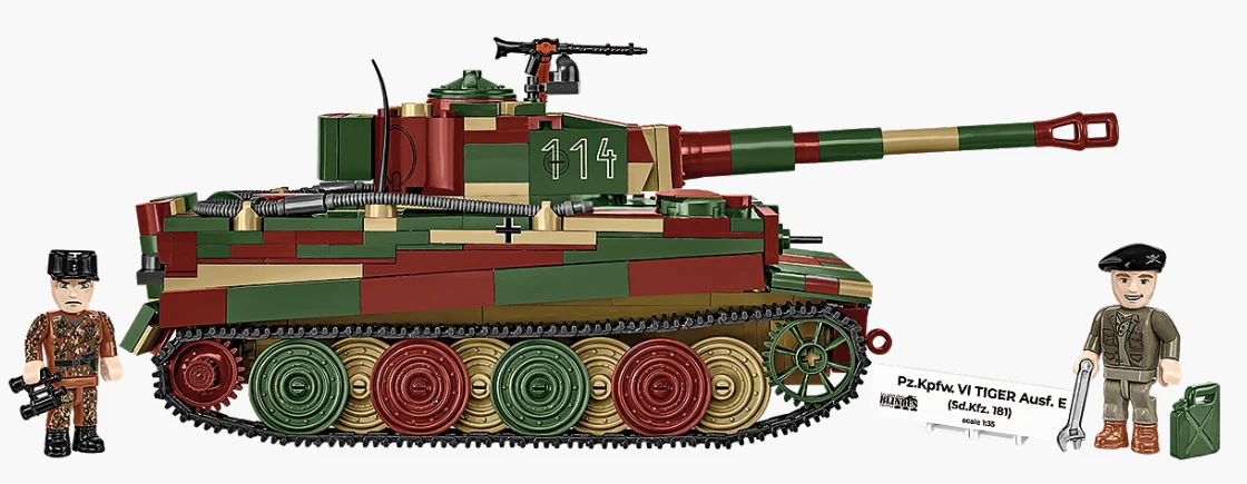 Cobi 1/35 Tiger 1 Ausf E (French Tank Museum) - Image 4