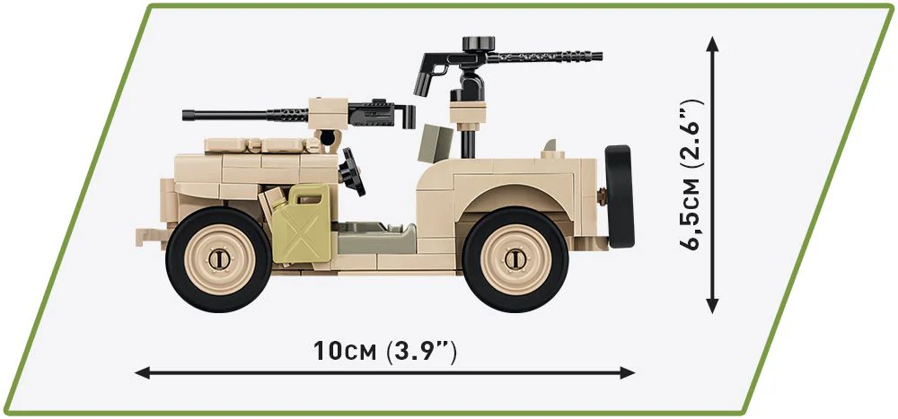 Cobi 1/35 Willys MB -SAS - Image 5