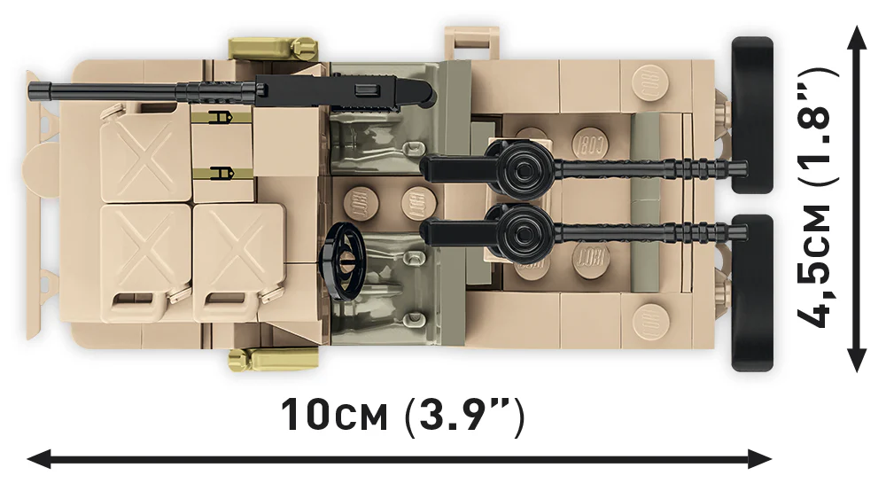 Cobi 1/35 Willys MB -SAS - Image 6
