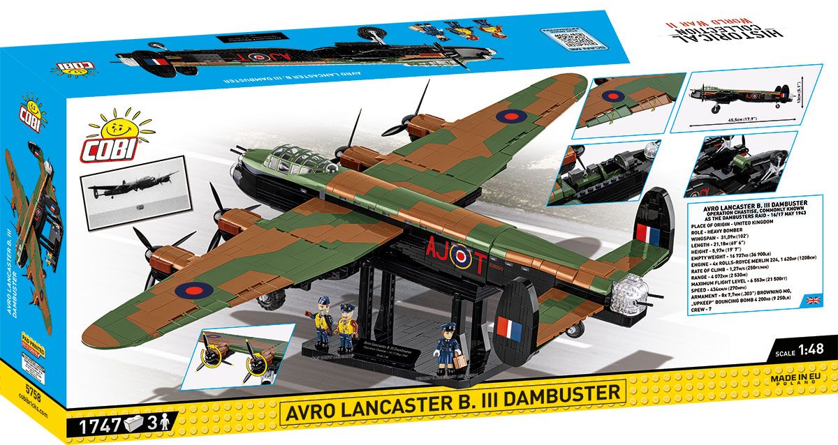 Cobi 1/48: Avro Lancaster B. III Dambuster - Executive Edition - Image 2