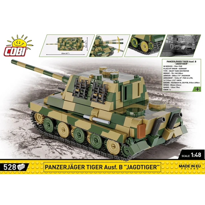 Cobi 1:48 Panzerjager Tiger Ausf. B Jagdtiger - Image 2